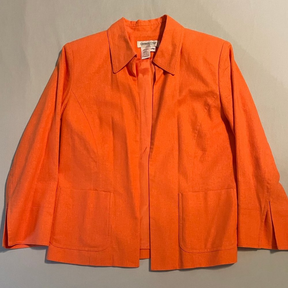 Coldwater Creek Blazer/Jacket for Women  Size PS Petite Small Worn Once EUC!